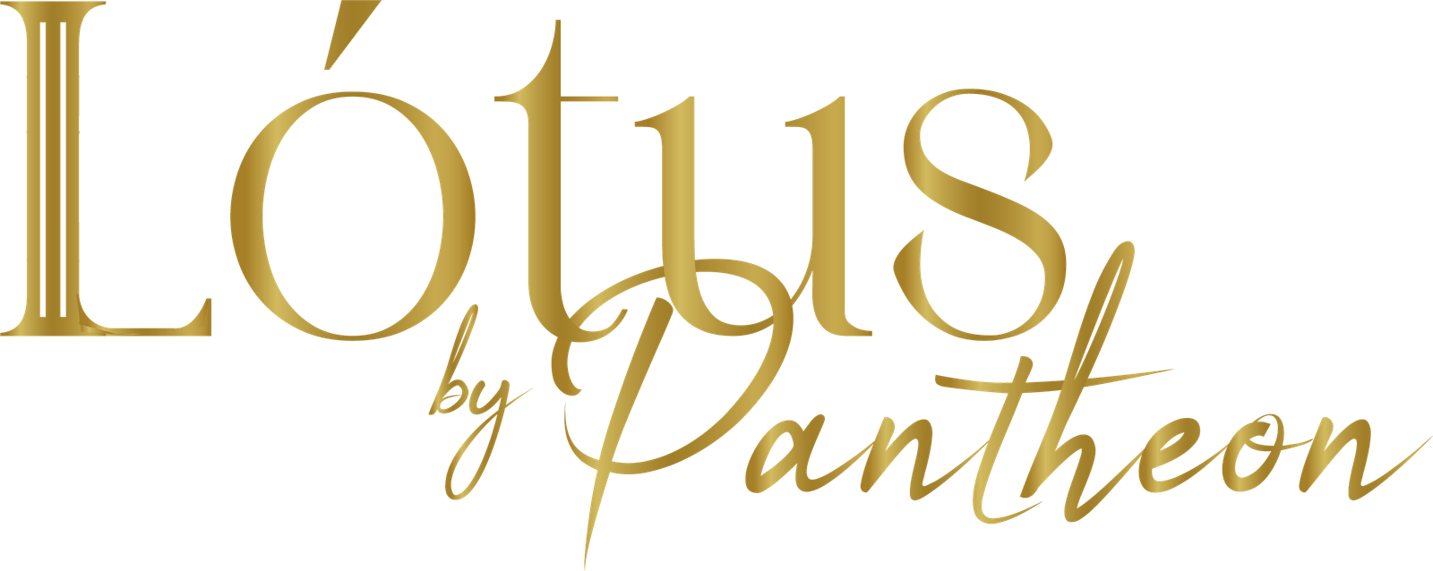 Logo Lótus Pantheon- dourada